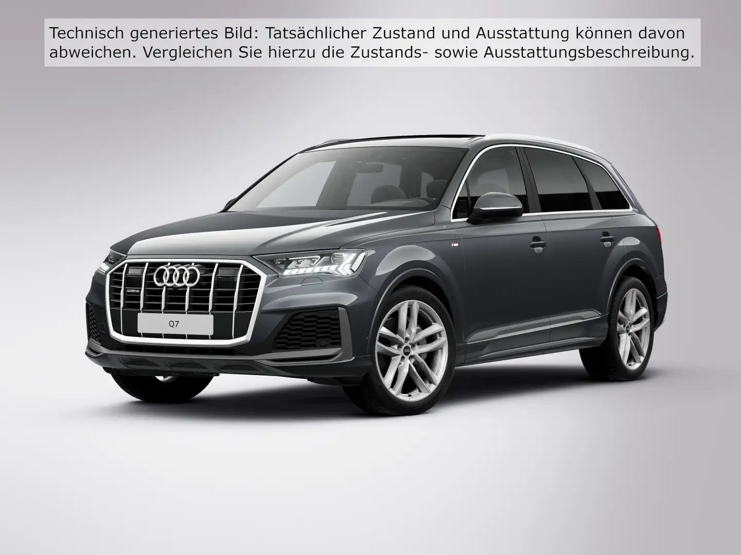 Audi Q7 S line 55 TFSI qu. tiptr. AHK PDC RFK NAVI Grau - 2