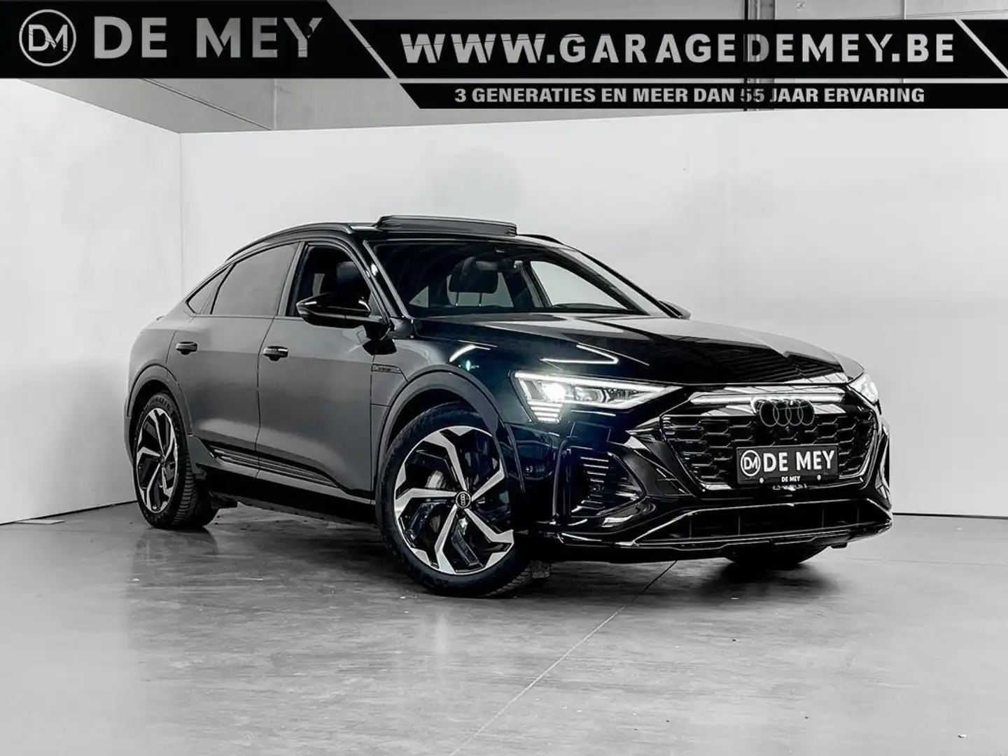 Audi Q8 e-tron Sportback 55 Quattro 106kWh 408pk *S-line* Pano /  Zwart - 1