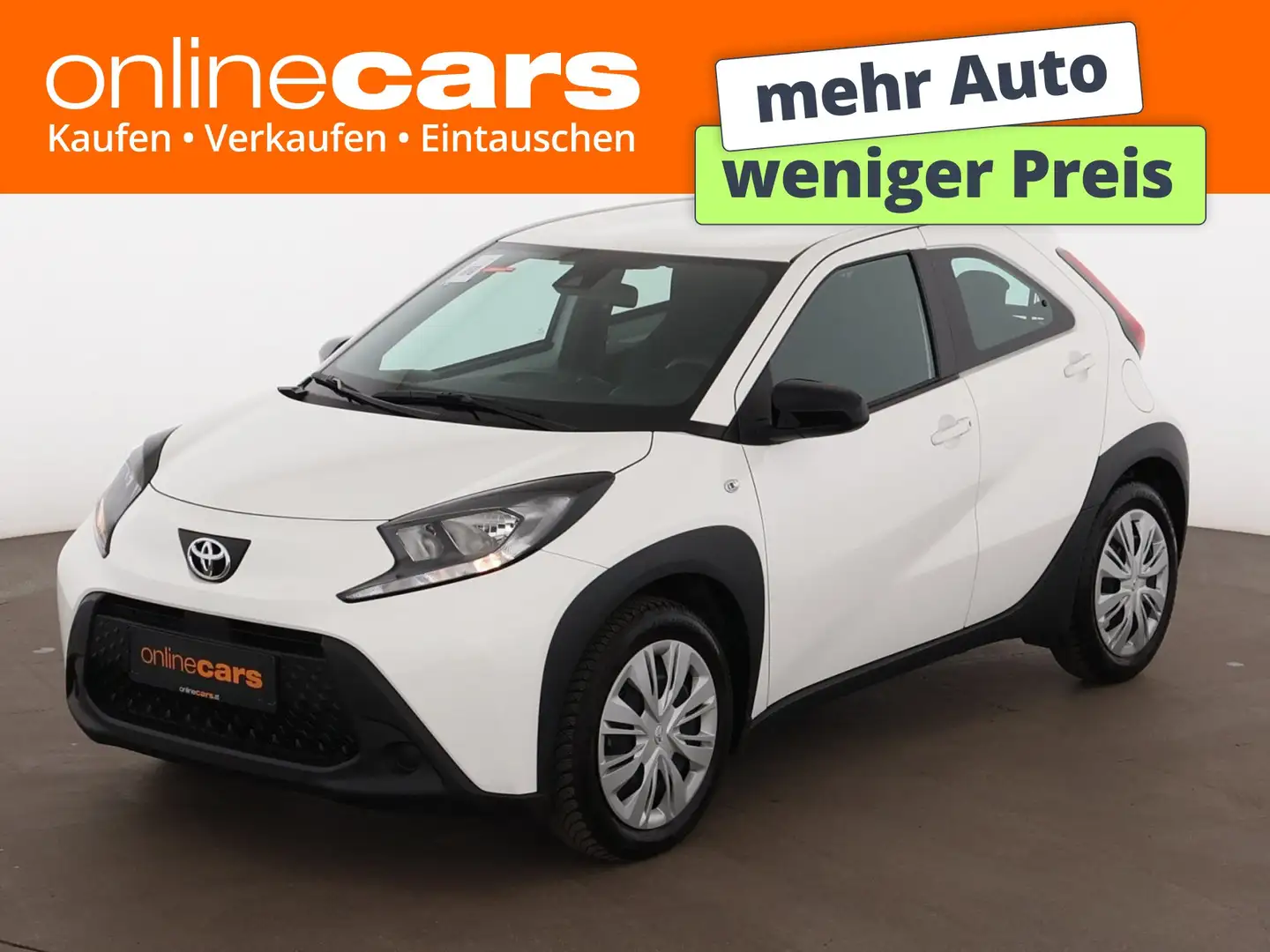 Toyota Aygo 1.0 Business Edition Aut RADAR R-CAM SITZHZG Weiß - 1