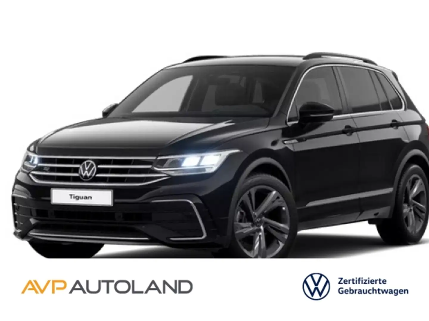 Volkswagen Tiguan 2.0 TDI DSG R-Line | STANDH. | LEDER | Schwarz - 1
