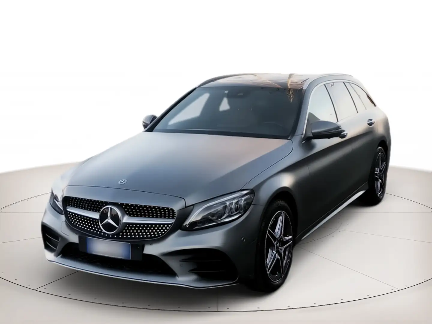 Mercedes-Benz C 220 Classe C SW 220 d Premium 4matic auto + tetto apri Grijs - 1