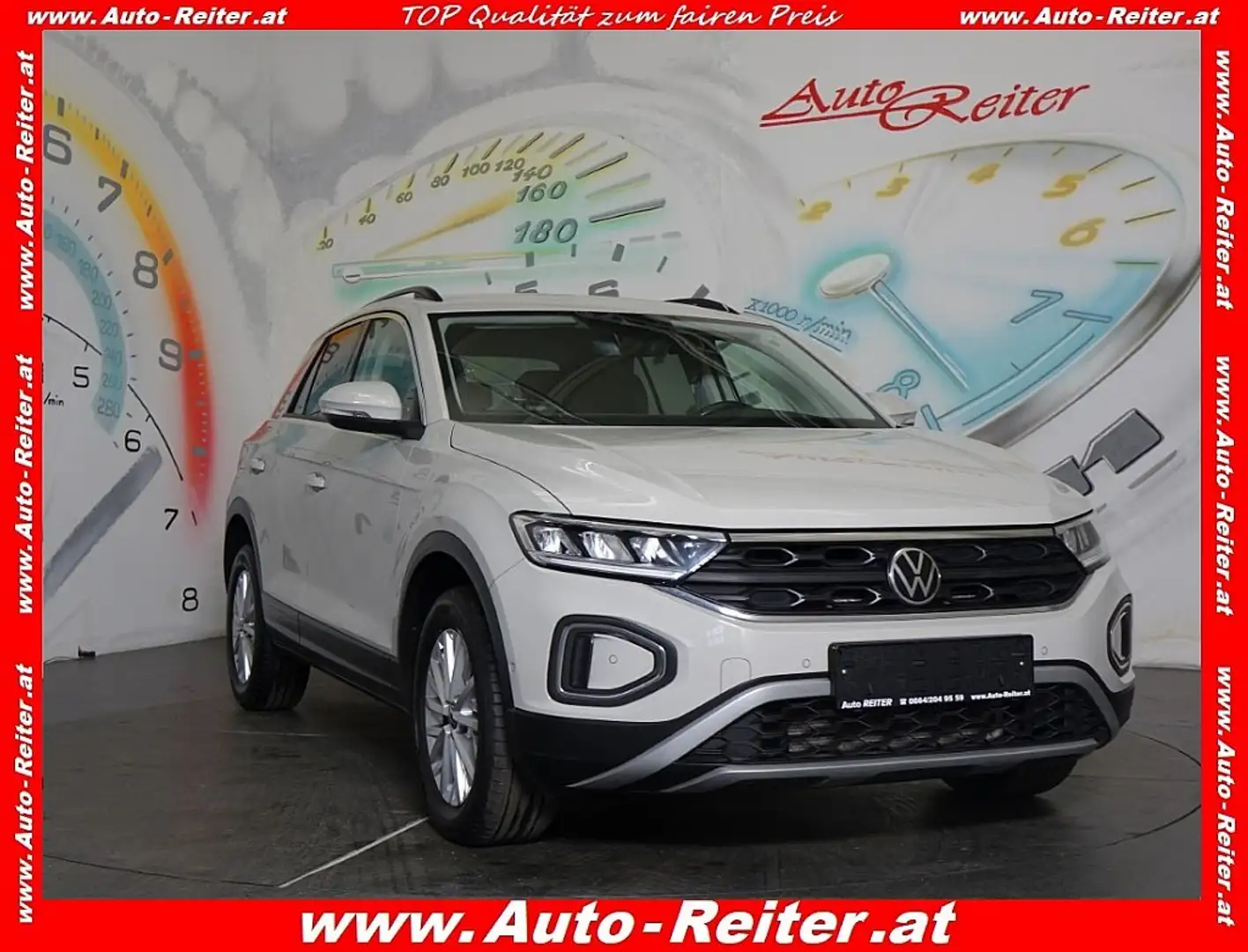 Volkswagen T-Roc 2.0 TDI Life DSG *ACC, LED, NAVI* Gris - 1