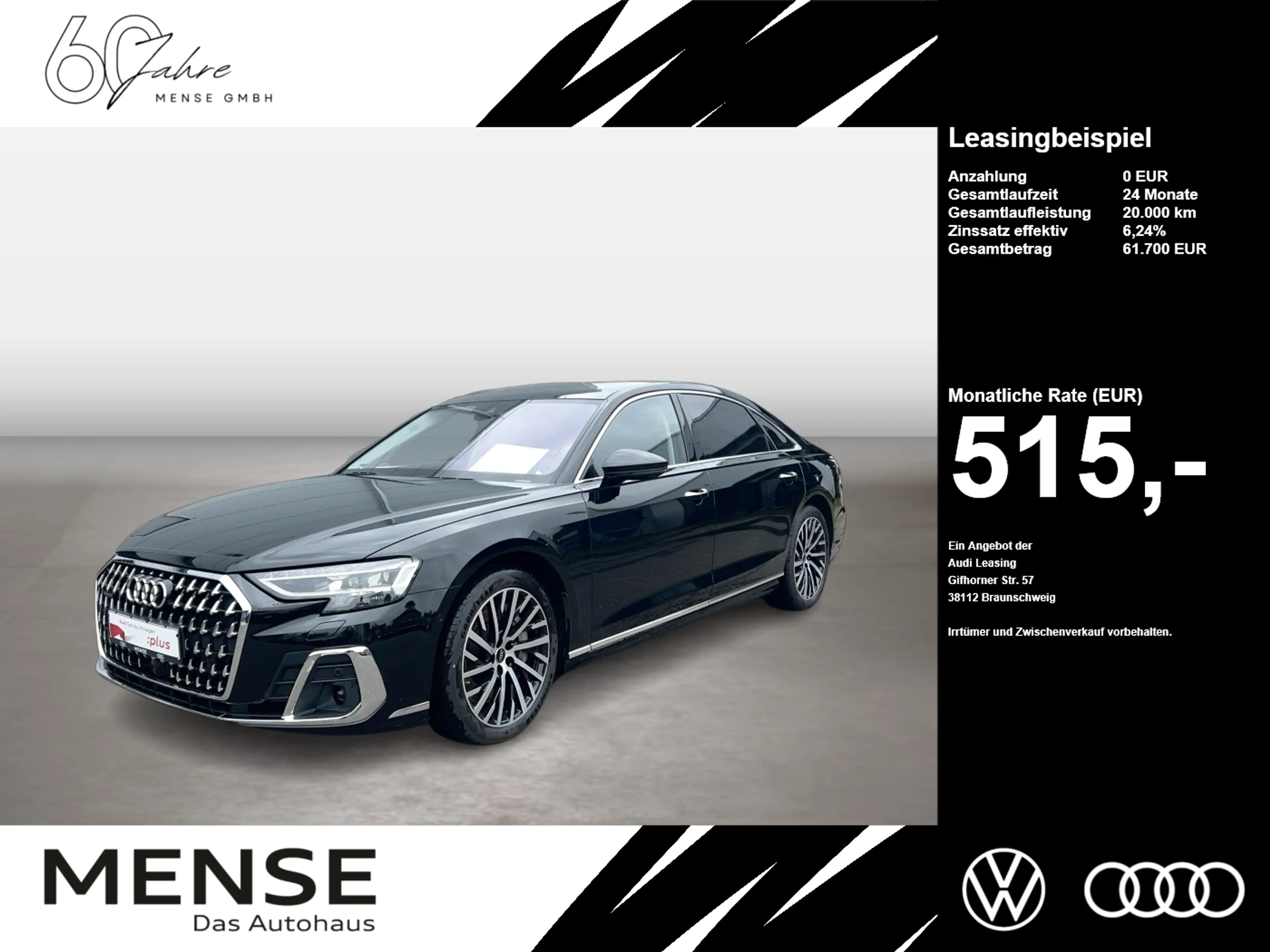 Audi A8 lang 60 TFSI e quattro Matrix|AHK|HUD|Luft