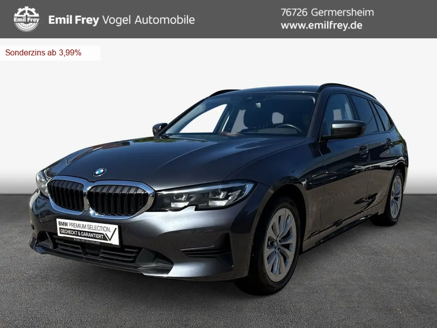 BMW 320 d Touring xDrive Aut. Advantage *SHZ*HuD*ParkAs Grigio - 1