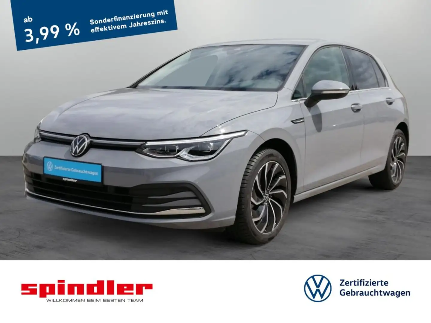 Volkswagen Golf VIII Style 1.5eTSI DSG/ App, LED+, ACC, SHZ Grau - 1