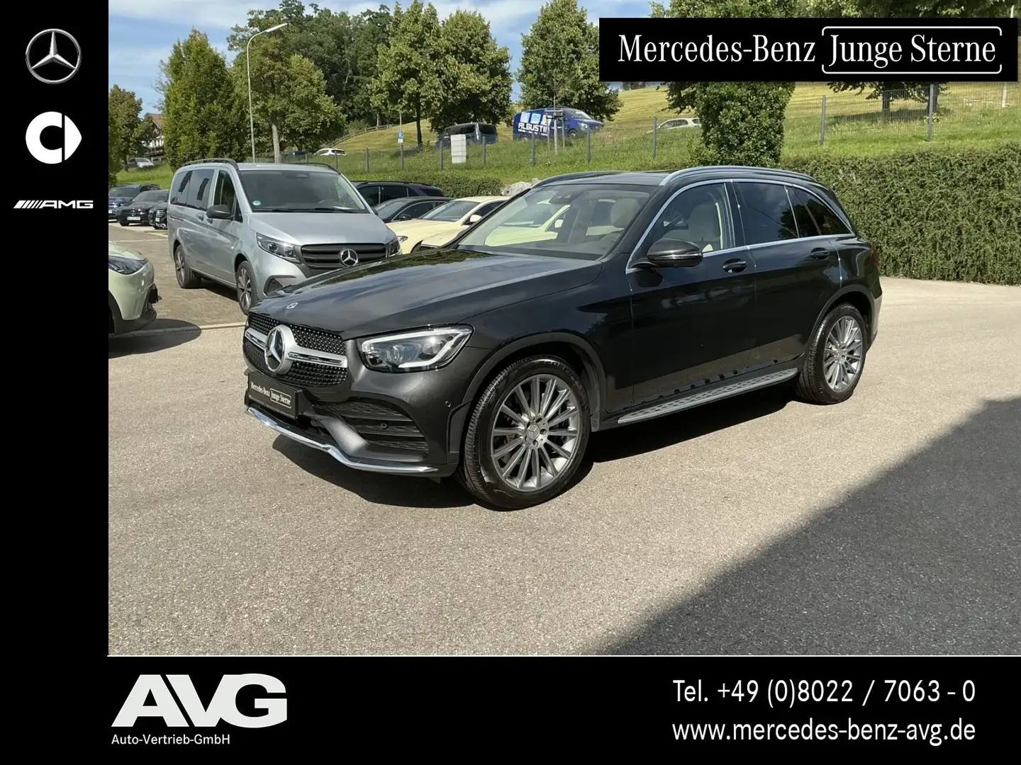 Mercedes-Benz GLC 400 GLC 400 d 4M MBUX|Pano|360°|MBEAM|AMG|20" Grau - 1