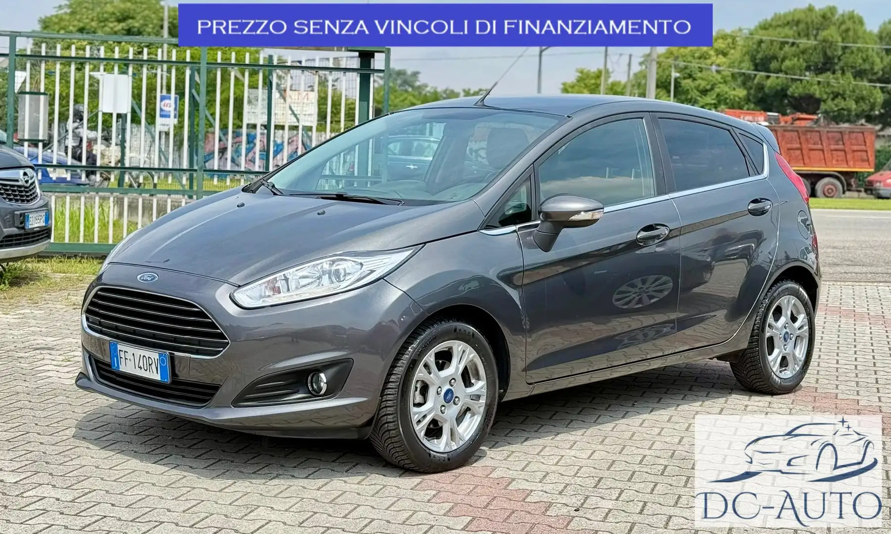 Ford Fiesta 5p 1.4 Titanium 95cv E6 ** GPL ** siva - 1