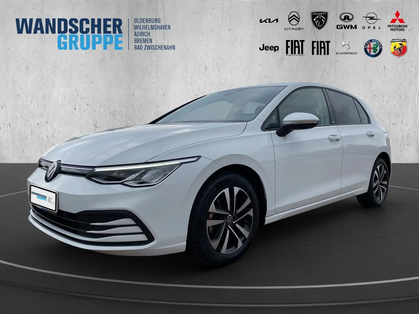 Volkswagen Golf VIII 2.0 TDI United AHK+ACC+LED+Navi Blanc - 1
