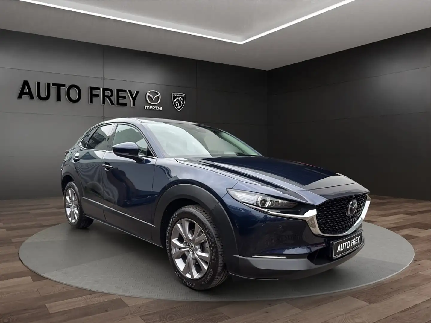 Mazda CX-30 150PS Selection AT+ 360°+ACAA+KLIMA+MRCC+NAVI+MATR Blauw - 1