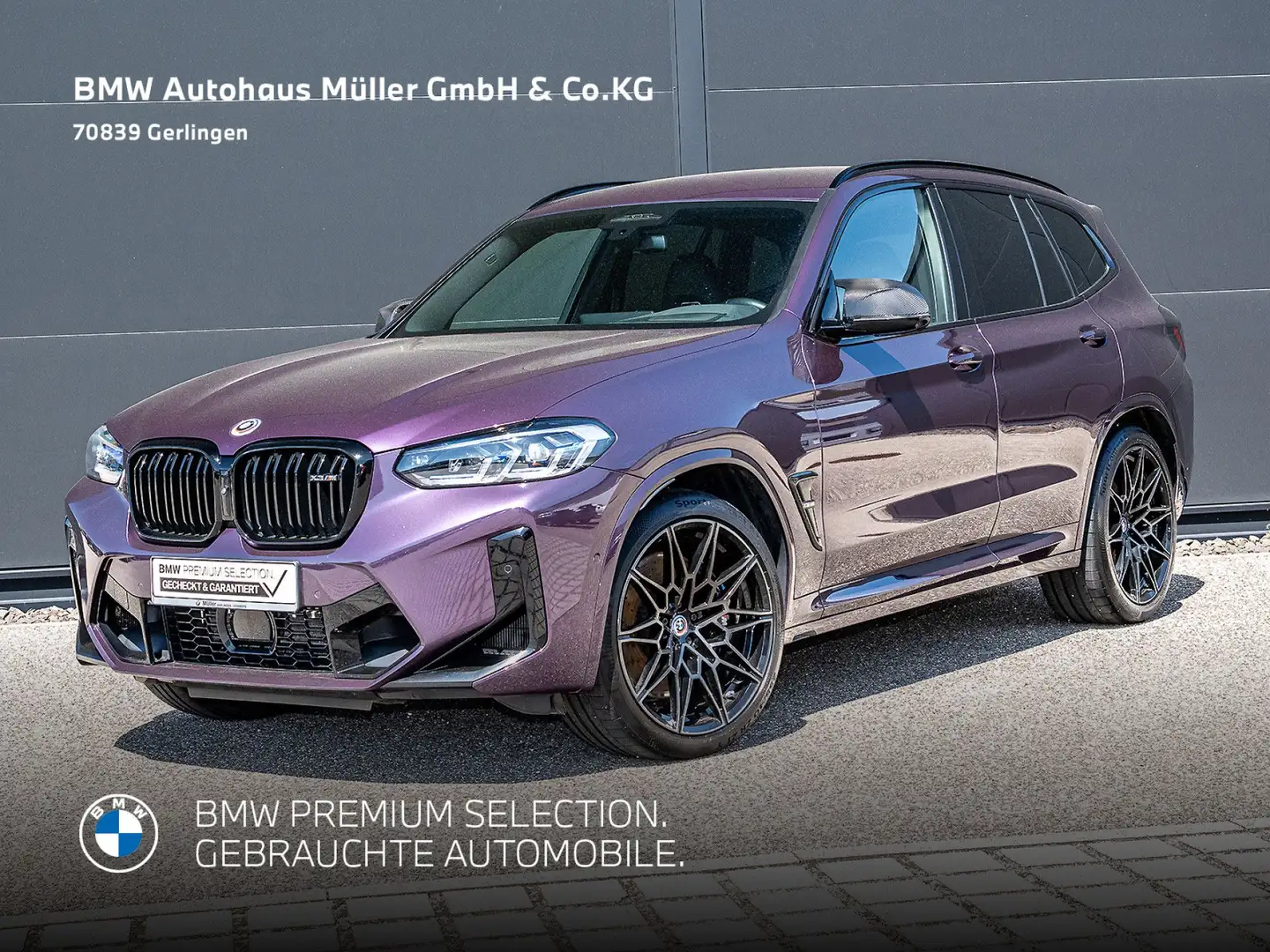BMW X3 M Competition Individual ACC HUD 360° AHK Laser Violet - 2