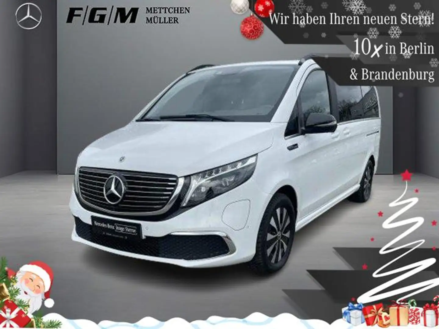 Mercedes-Benz EQV 300 Avantgarde lang Burm|TWA|360|EASY-PACK Blanco - 1