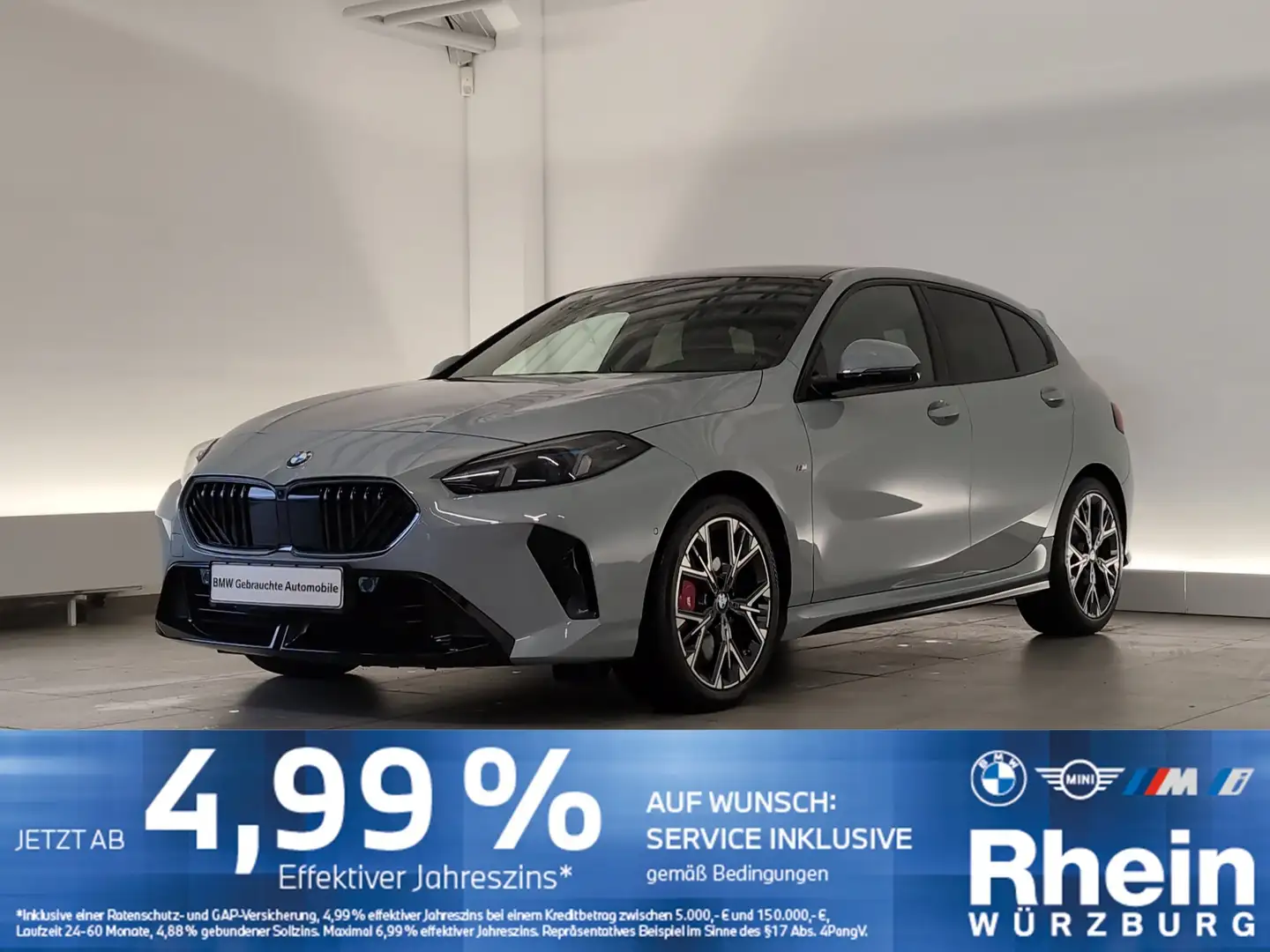 BMW 118 d Limousine M Sportpaket HUD/SHZ/DAB HUD/SHZ/DAB Grau - 1