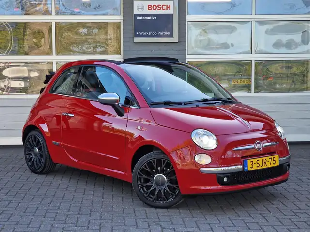 Fiat 500C 0.9 TwinAir Lounge|automaat|cabrio|Xenon|Leder|16-
