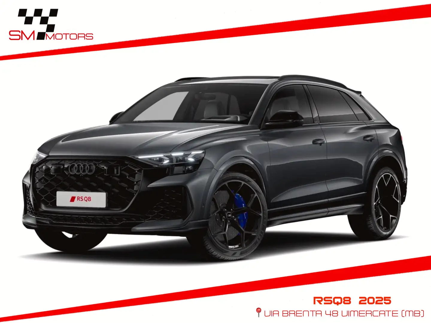 Audi RS Q8 4.0 mhev 48V performance 640cv tiptronic IN ARRIVO Gris - 1