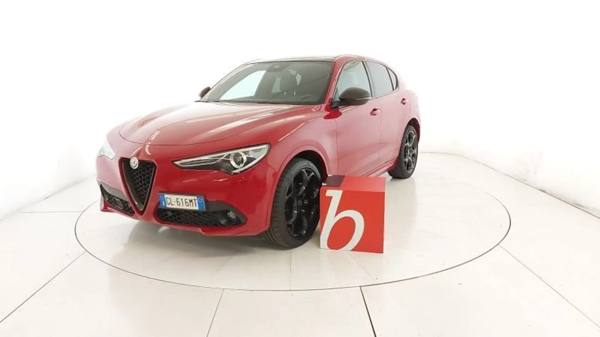 Alfa Romeo Stelvio 2.2 Turbodiesel 210 CV AT8 Q4 Estrema Rosso - 1
