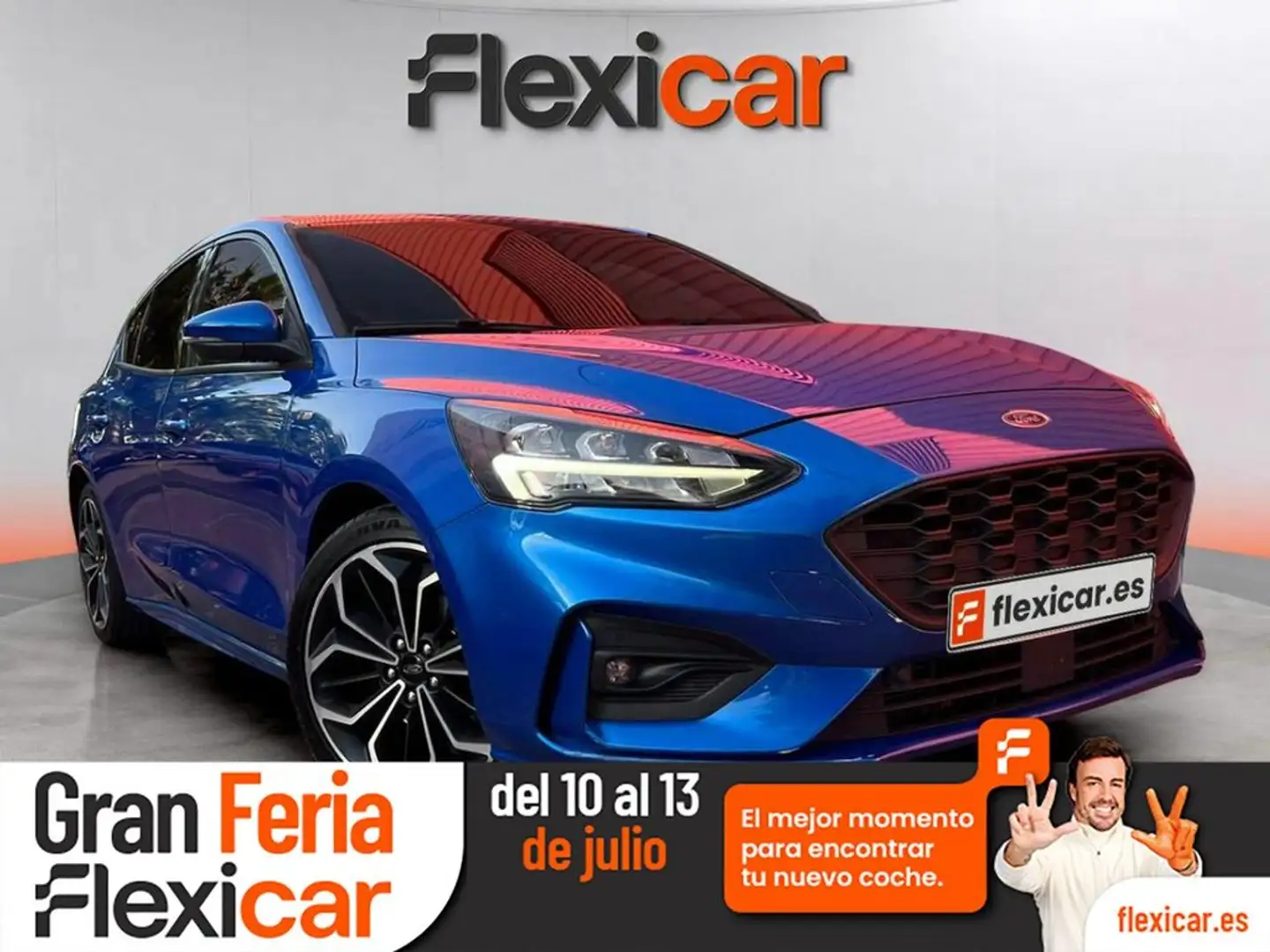 Ford Focus 1.0 Ecoboost 92kW ST-Line Blauw - 1