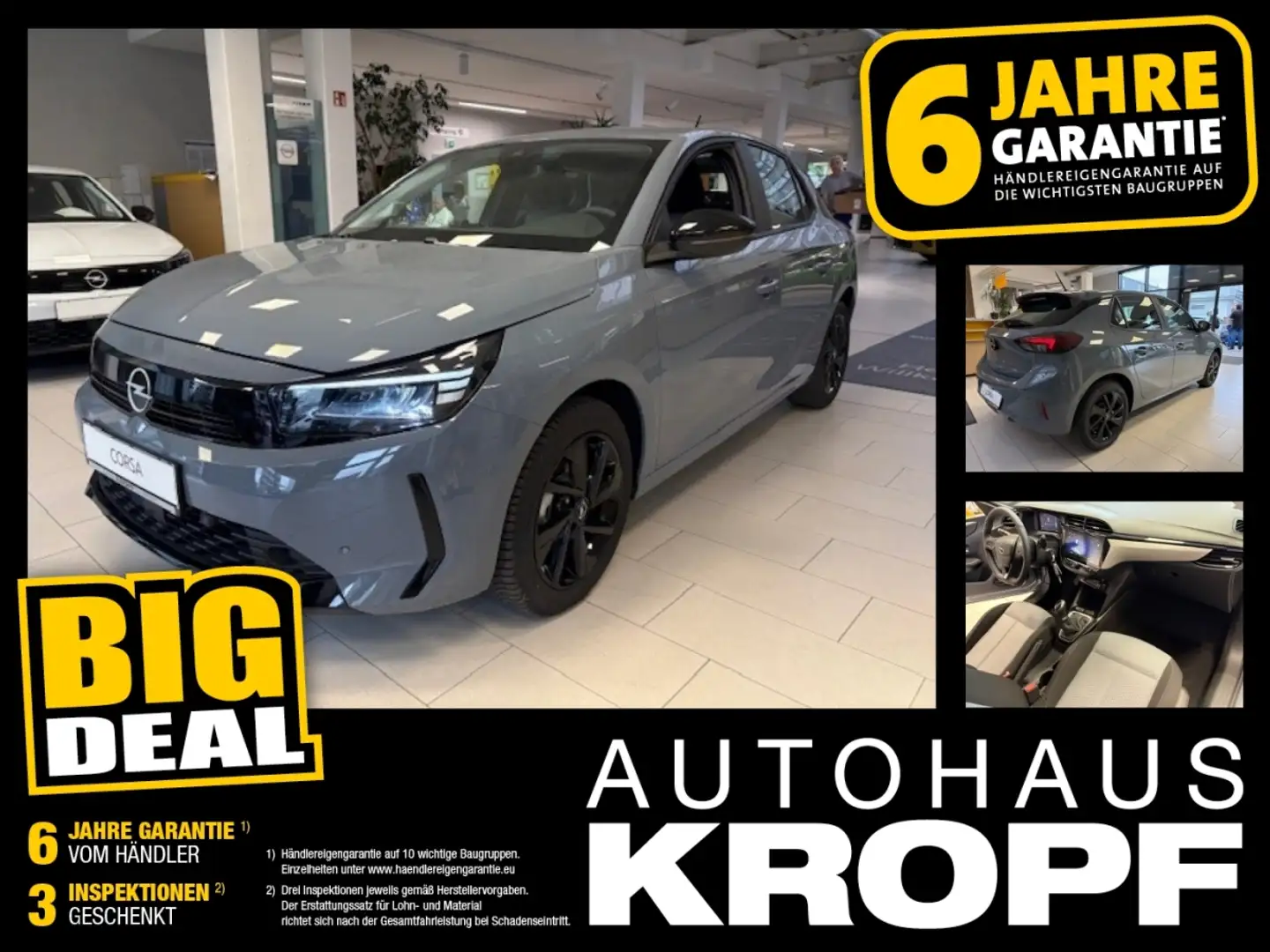 Opel Corsa F 1.2 **Toter-Winkel LED PDC Kamera** Grau - 1