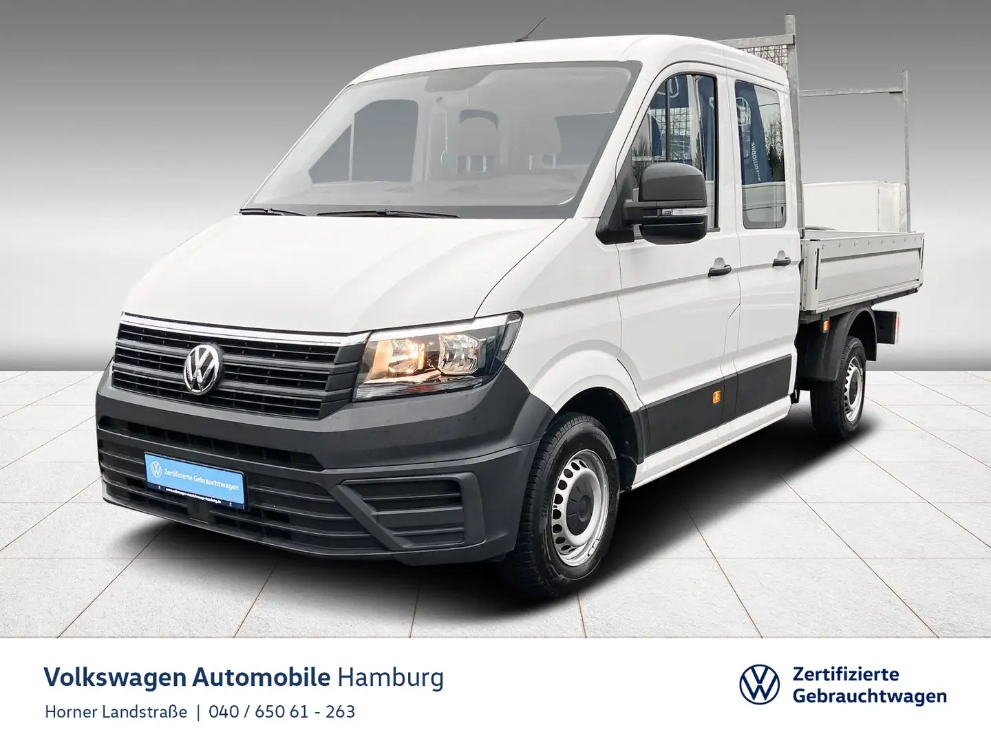 Volkswagen Crafter 35 Pritsche EcoProfi 2.0 TDI DoKa Navi Weiß - 1