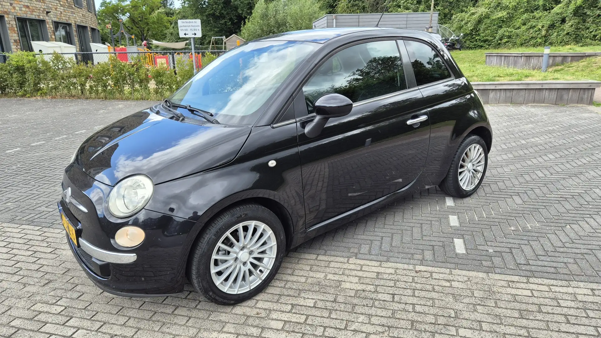 Fiat 500 1.2 Sport/ Automaat/Leder✅️ Zwart - 2