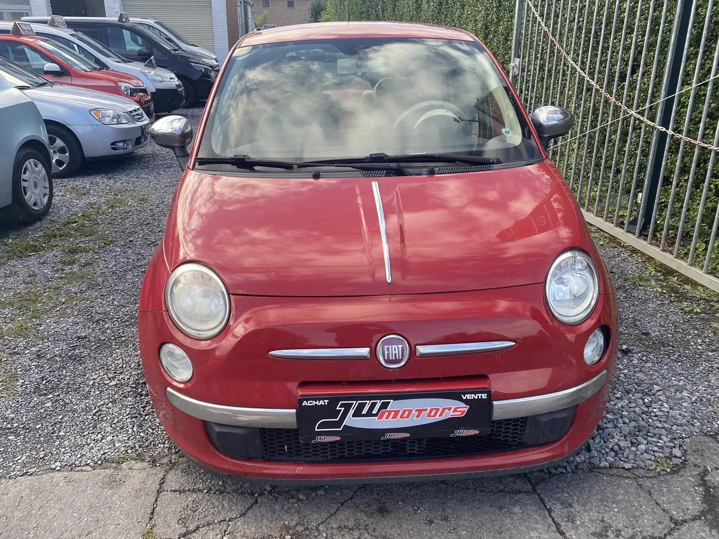 Fiat 500 500 1.2i Pop Stop**airco**MARCHAND OU EXPORT** Rouge - 2