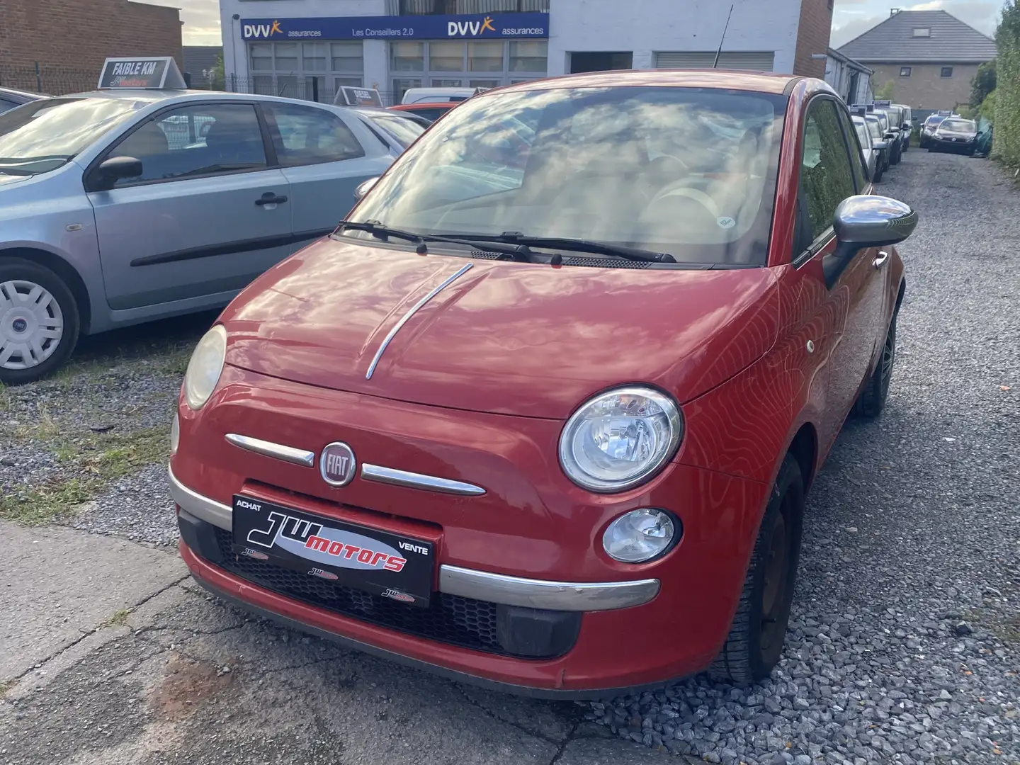Fiat 500 500 1.2i Pop Stop**airco**MARCHAND OU EXPORT** Rouge - 1