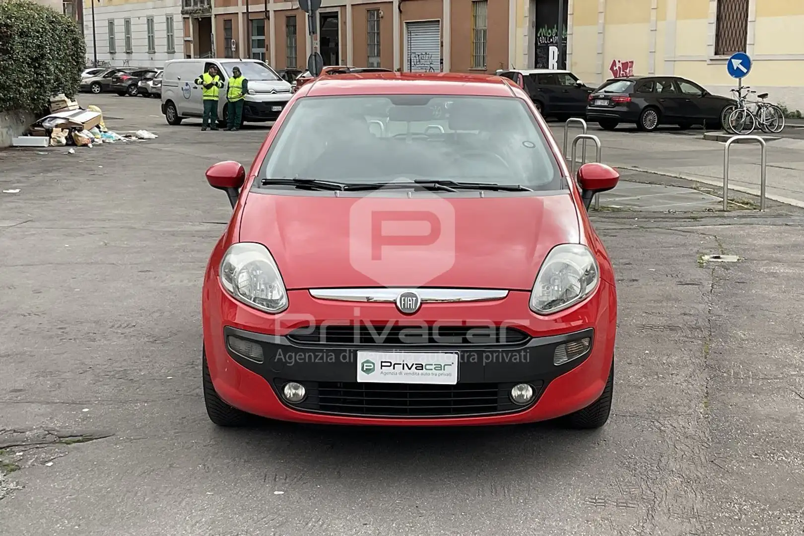 Fiat Punto Evo Punto Evo 1.4 5 porte S&S Dualogic MyLife Czerwony - 2
