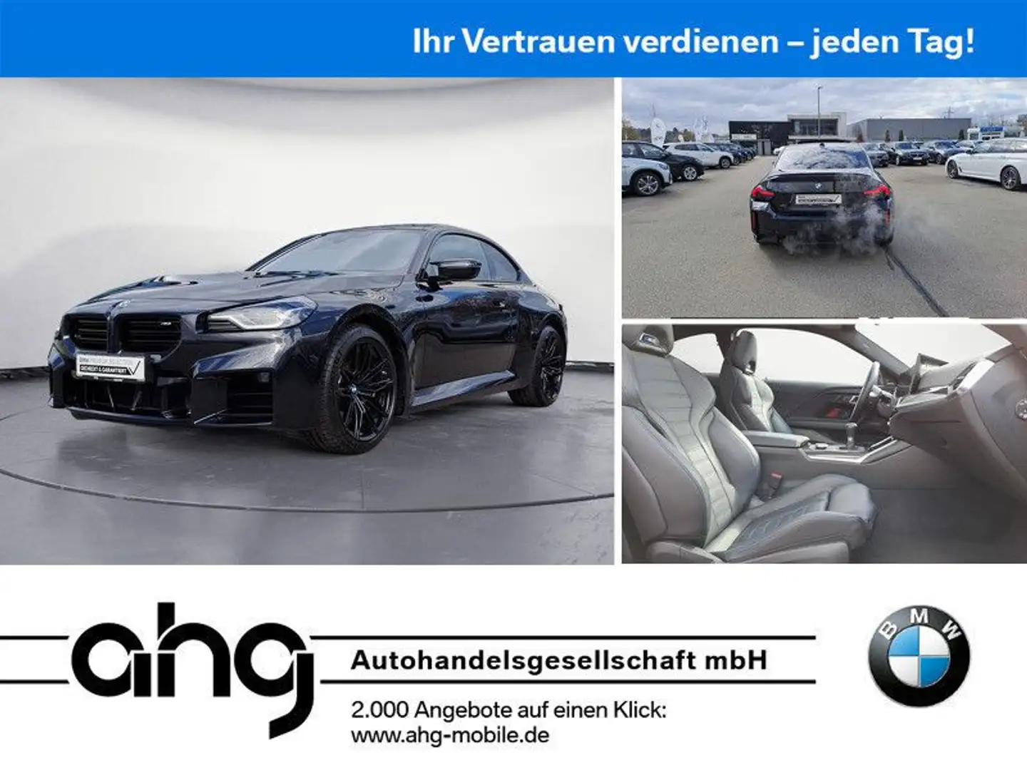 BMW M2 Coupe Navi | Glasdach | HaKa  | Garantie Schwarz - 1