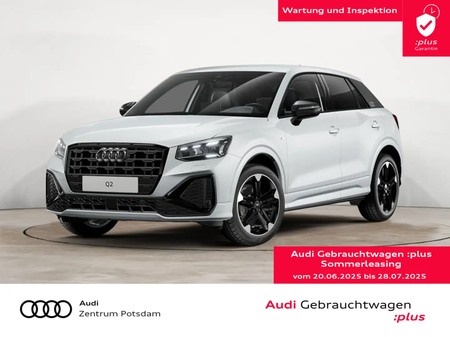 Audi Q2 35TFSI S line MATRIX NAVI AHK STANDHZ Weiß - 1