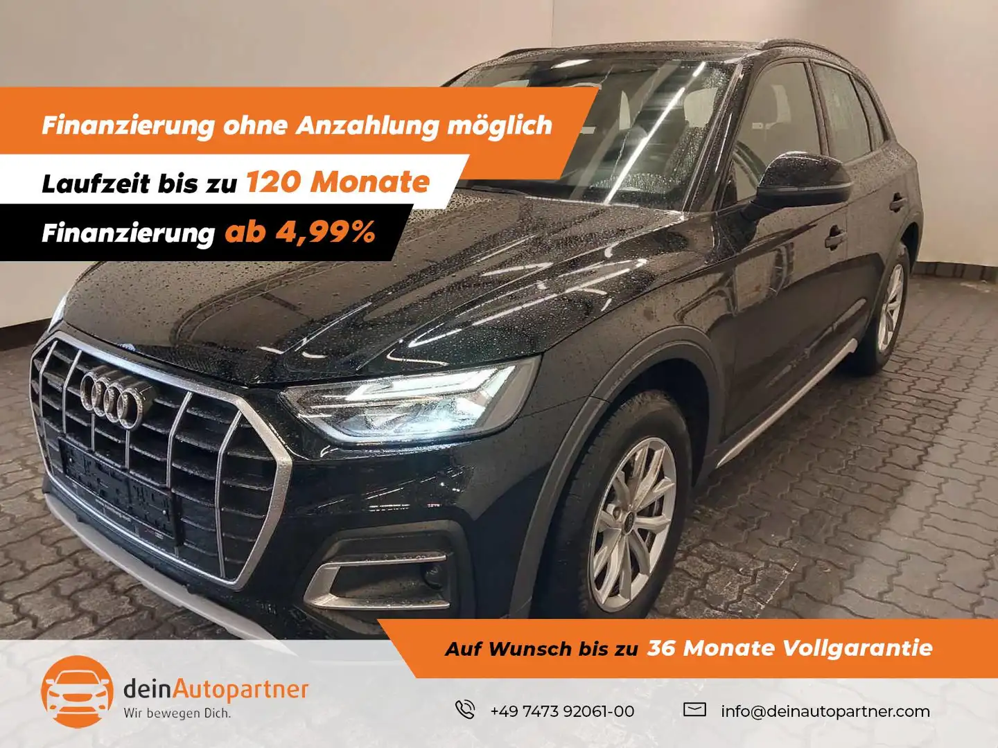 Audi Q5 40 TDI quattro S Line LED/LEDER/HUD/AHK/PANO/AREA Schwarz - 1