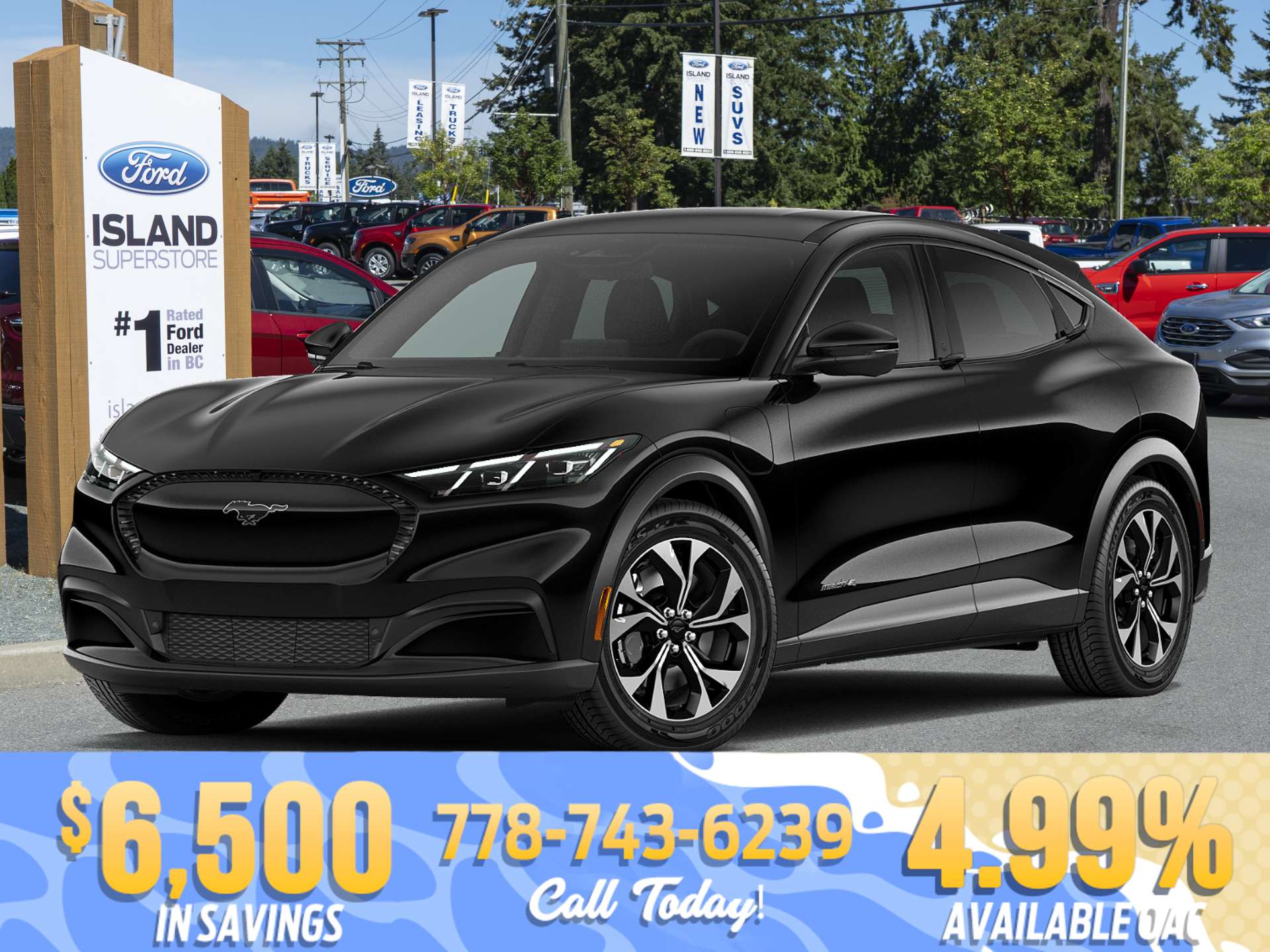 Black 2026 Ford Mustang Mach-E SUV / Crossover All-Wheel Drive 1-Speed Automatic