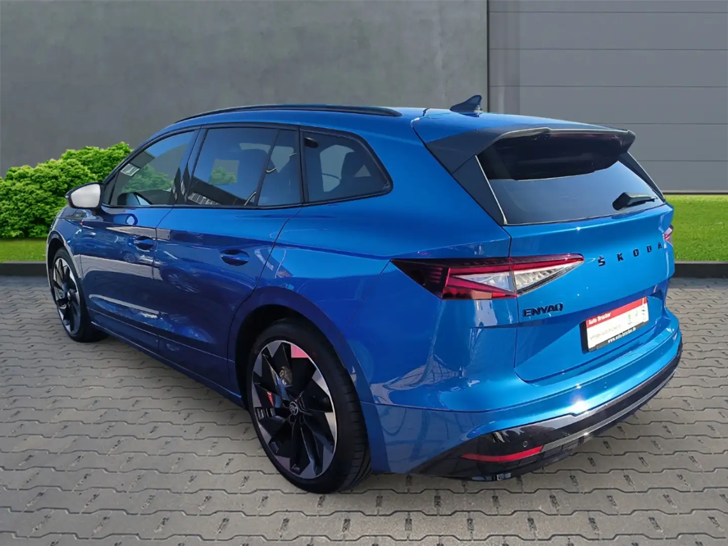 Skoda Enyaq 80 x Sportline+Anhängerkupplung+Navi+elektr.Sitze Blau - 2