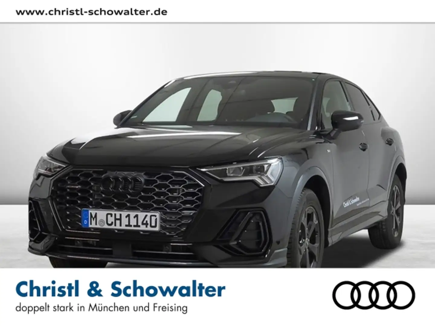 Audi Q3 Sportback 40 TFSI quattro S line AHK LED PANO Schwarz - 1