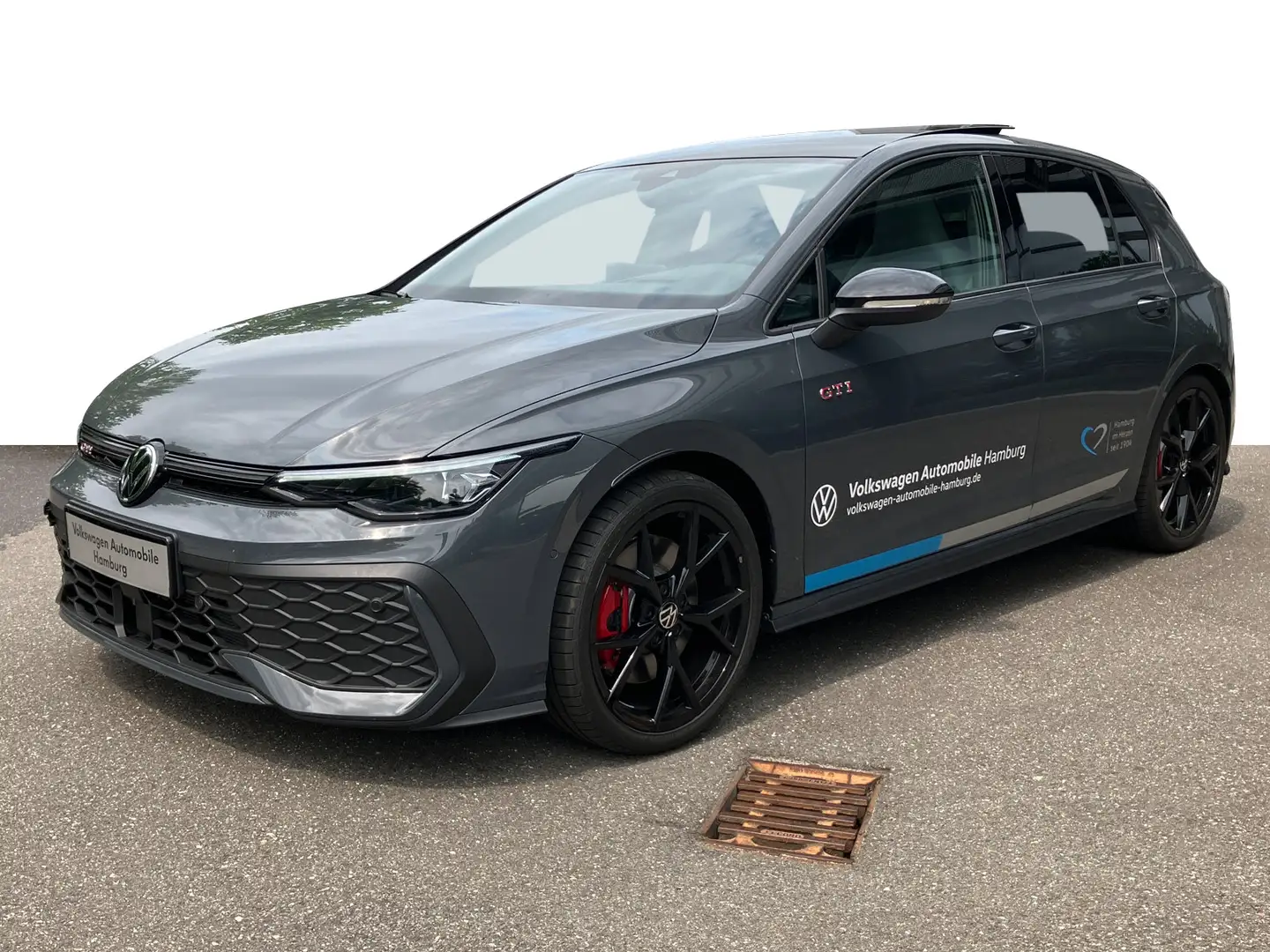 Volkswagen Golf GTI 2,0 l TSI DSG Panoramadach Leder Park A Grau - 2