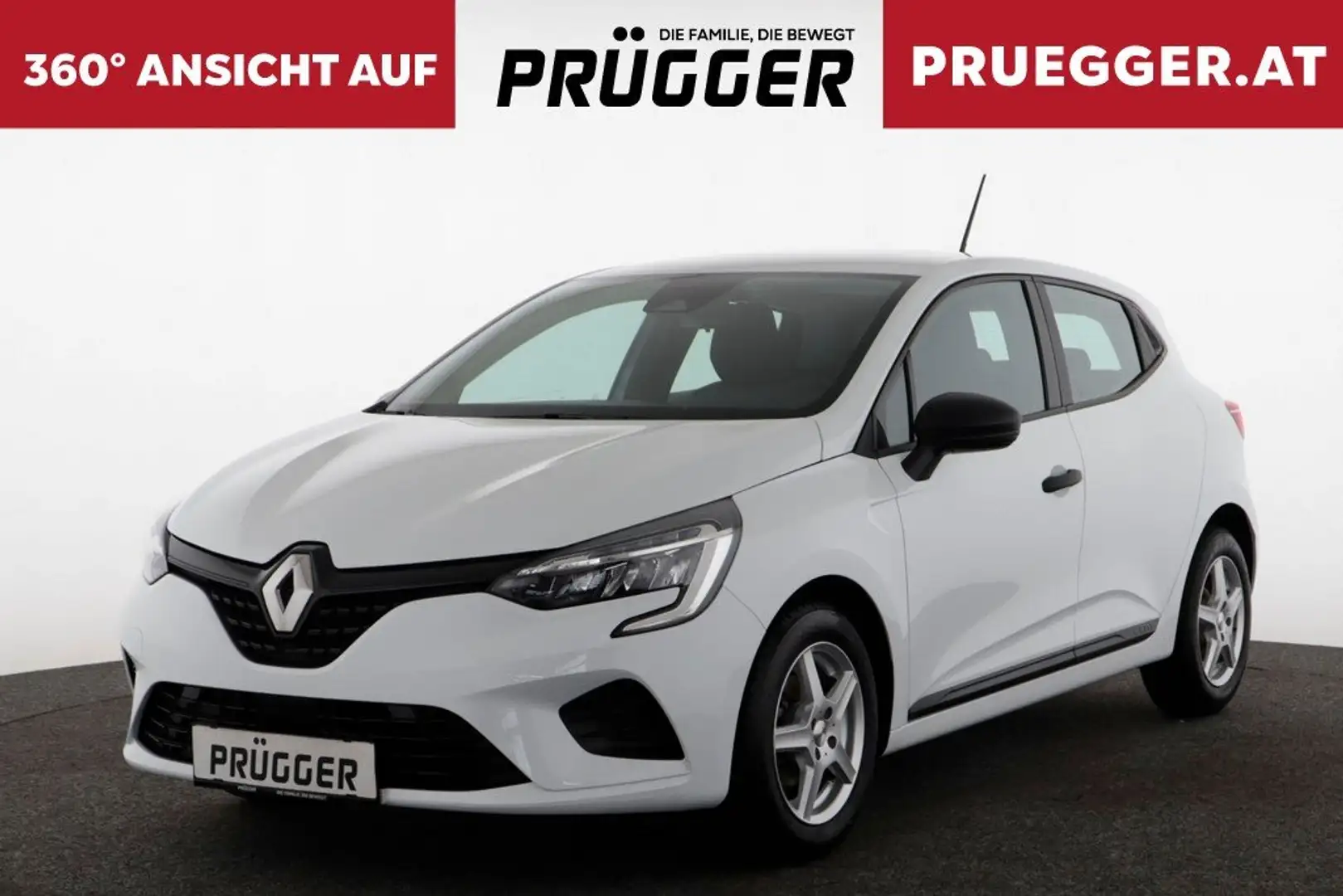 Renault Clio Authentic SCe 65 KLIMA 15 ZOLL NUR 14.450KM Weiß - 1