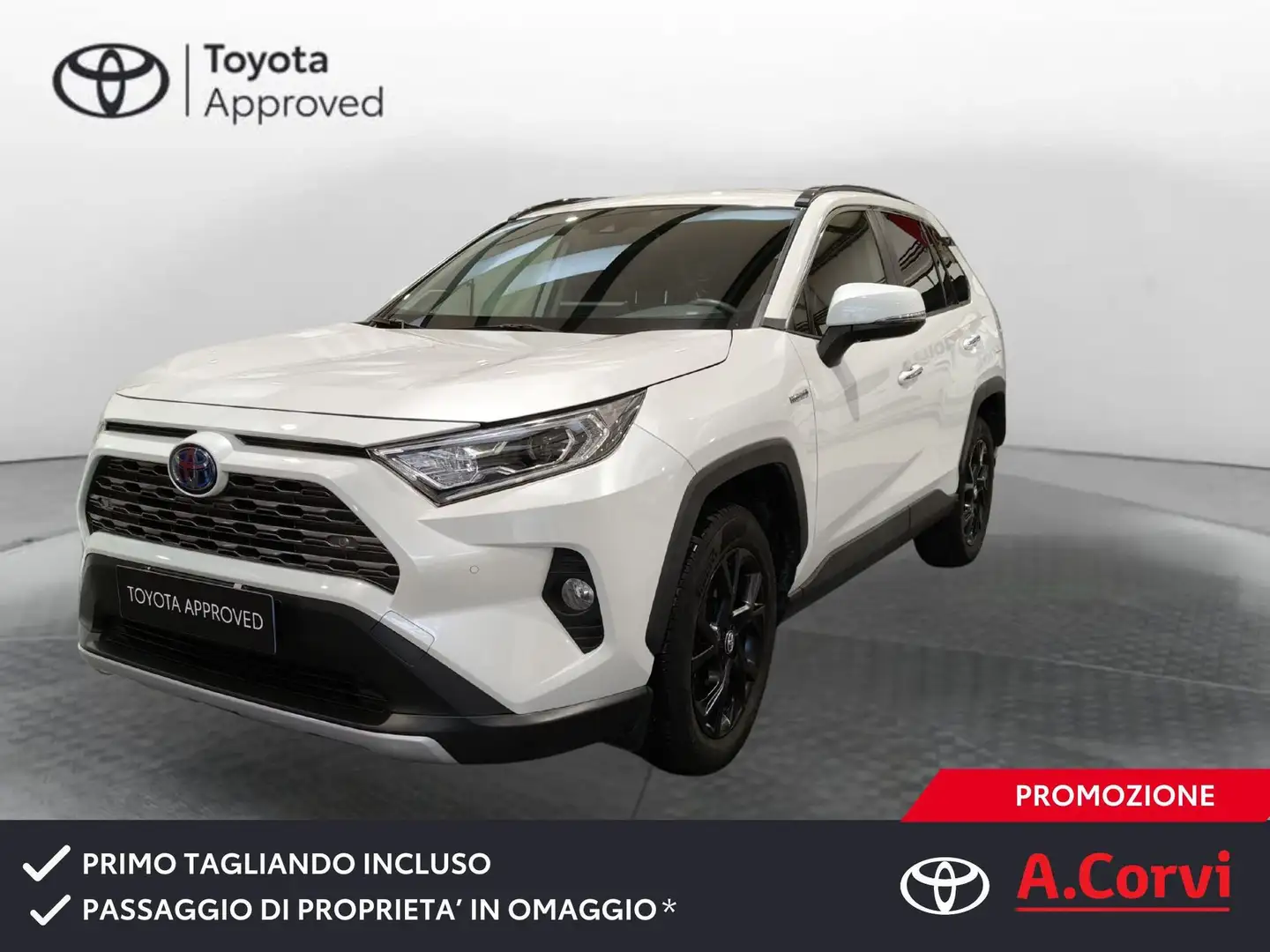 Toyota RAV 4 2.5 HV (222CV) E-CVT AWD-i Lounge Bianco - 1