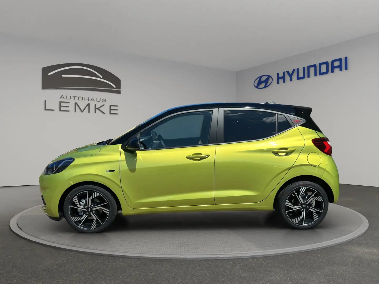 Hyundai i10 1.0 T-GDI N LINE + NAVIGATIONSPAKET - SOFORT Geel - 2