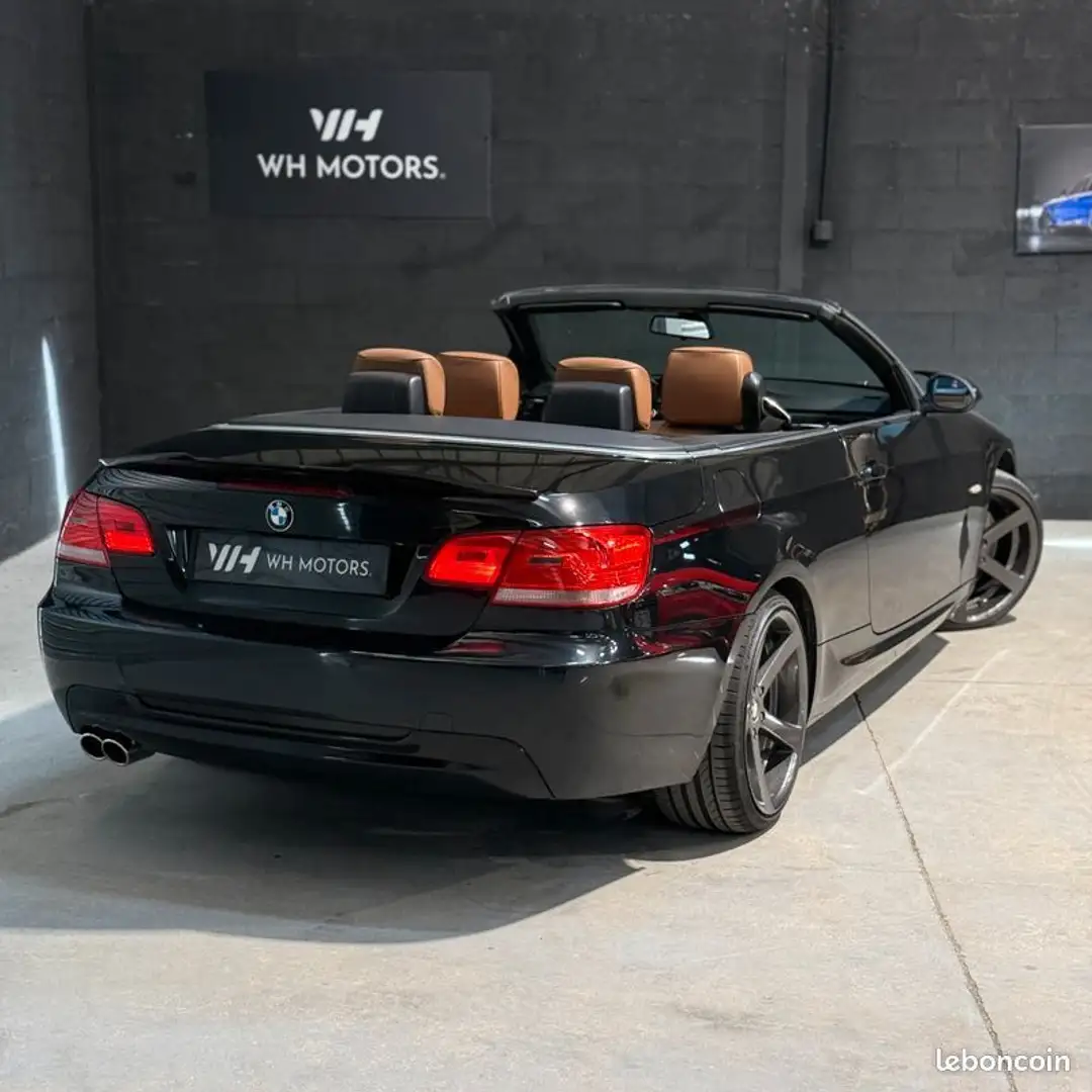 BMW 330 330d e93 cabriolet 3.0 231cv Noir - 2