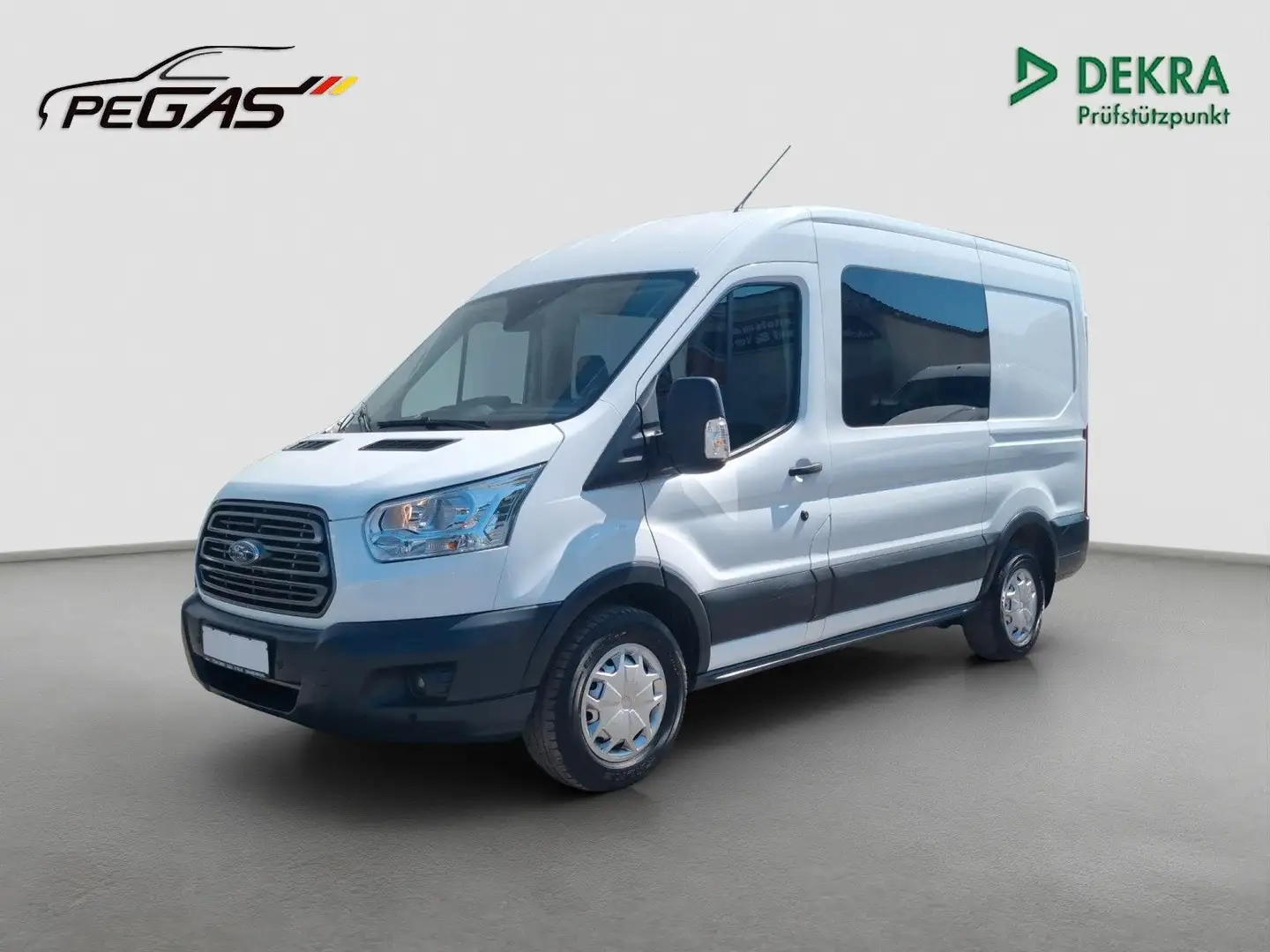 Ford Transit 350 L2 Doka/Mixto 1-Hand 7-Sitzer Weiß - 1