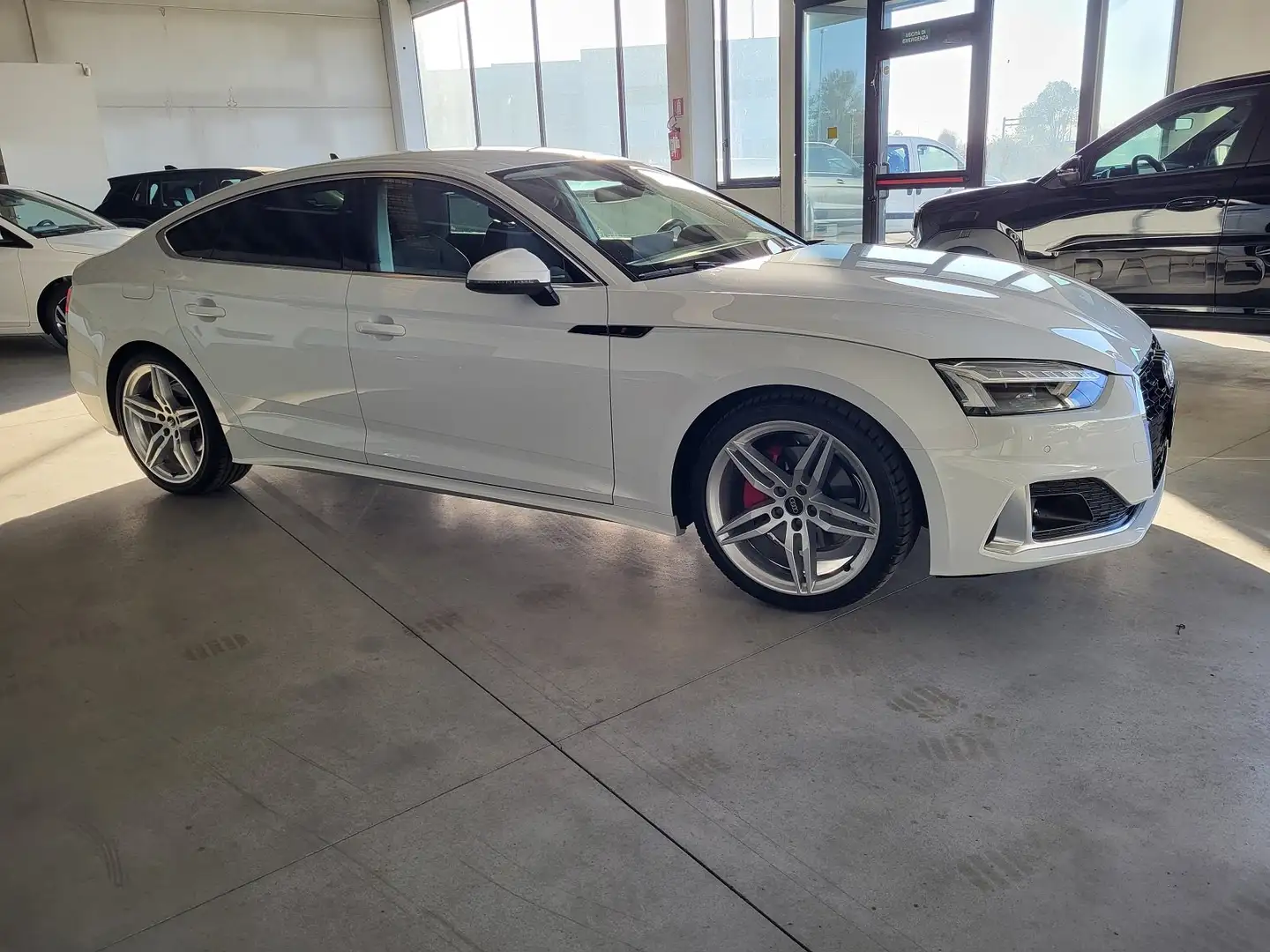 Audi A5 Sportback 40 tfsi mhev S line edition s-tronic Bianco - 2