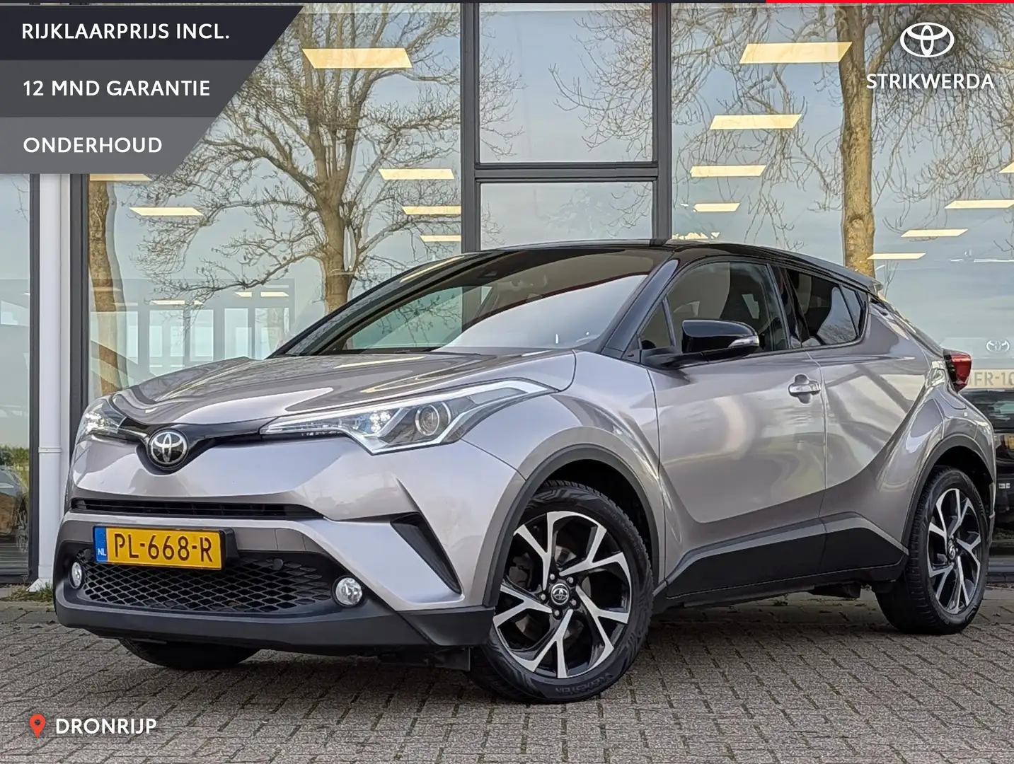 Toyota C-HR 1.2 Bi-Tone | Automaat | Trekhaak 1100Kg | Stoelve Grijs - 1