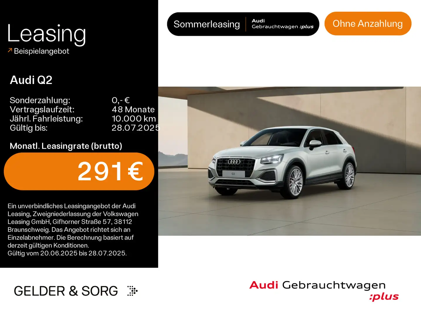 Audi Q2 Adv. S LINE 35 TFSI Matrix*AHK*Virtual* Silber - 1