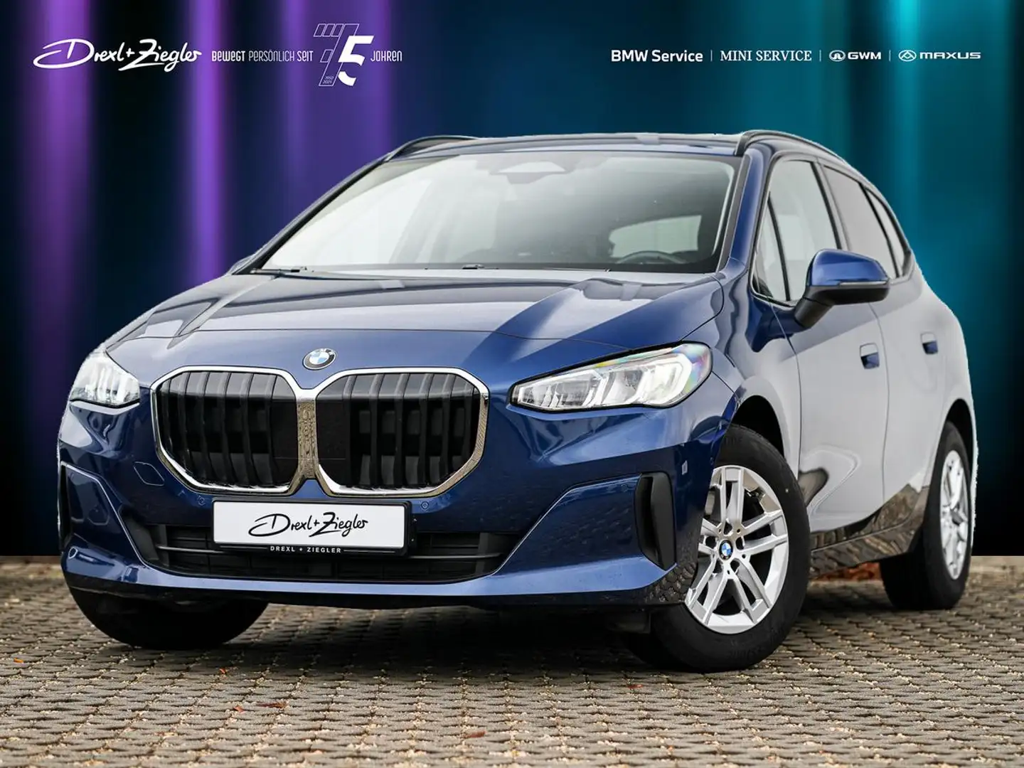 BMW 218 218i Active Tourer Travel GSD AHK RFK SpSitz DAB Blau - 1