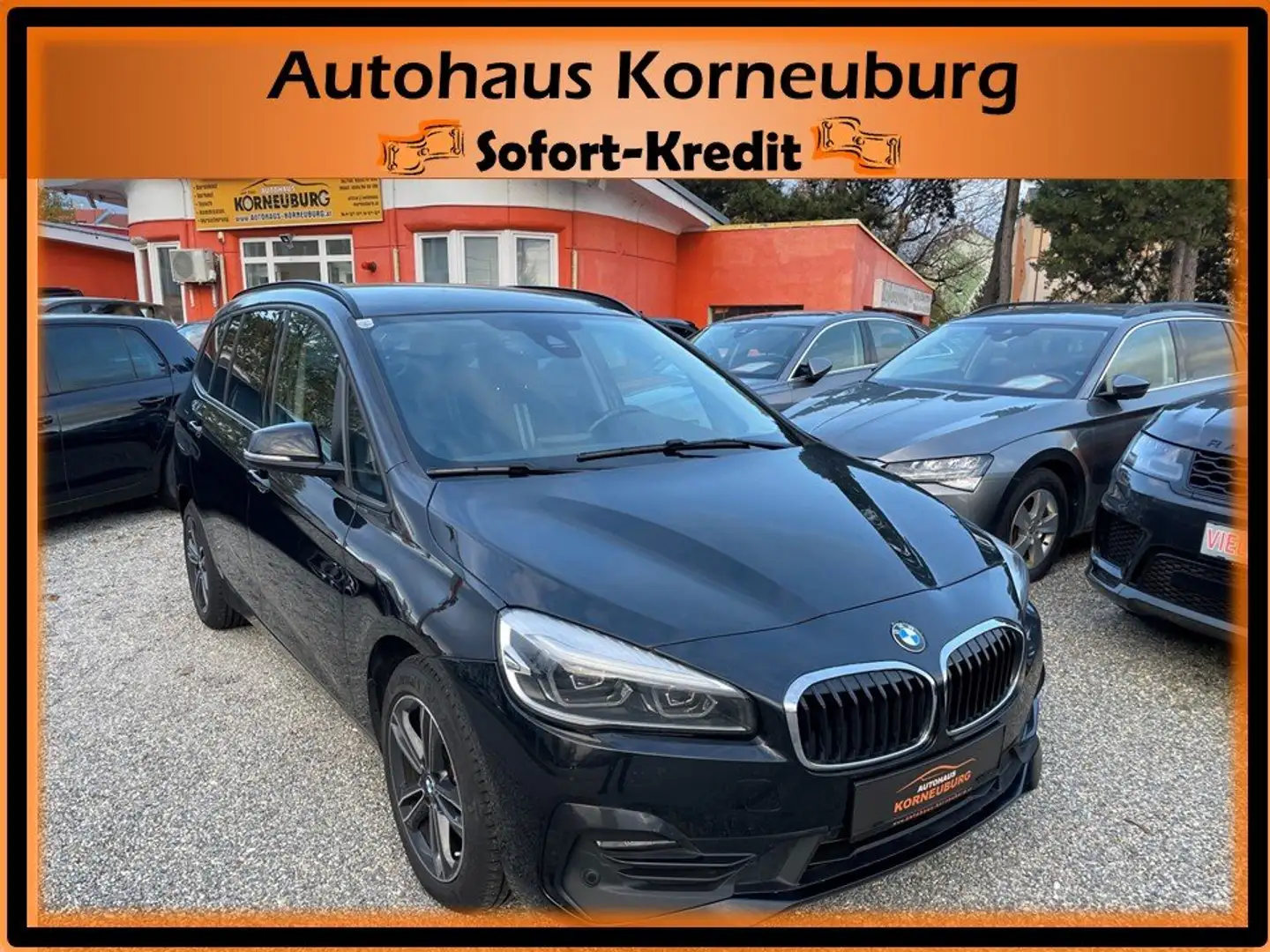 BMW 216 216 i Sport Line **1.BESITZ**LED**AHV**NAVI**PDC** Zwart - 1