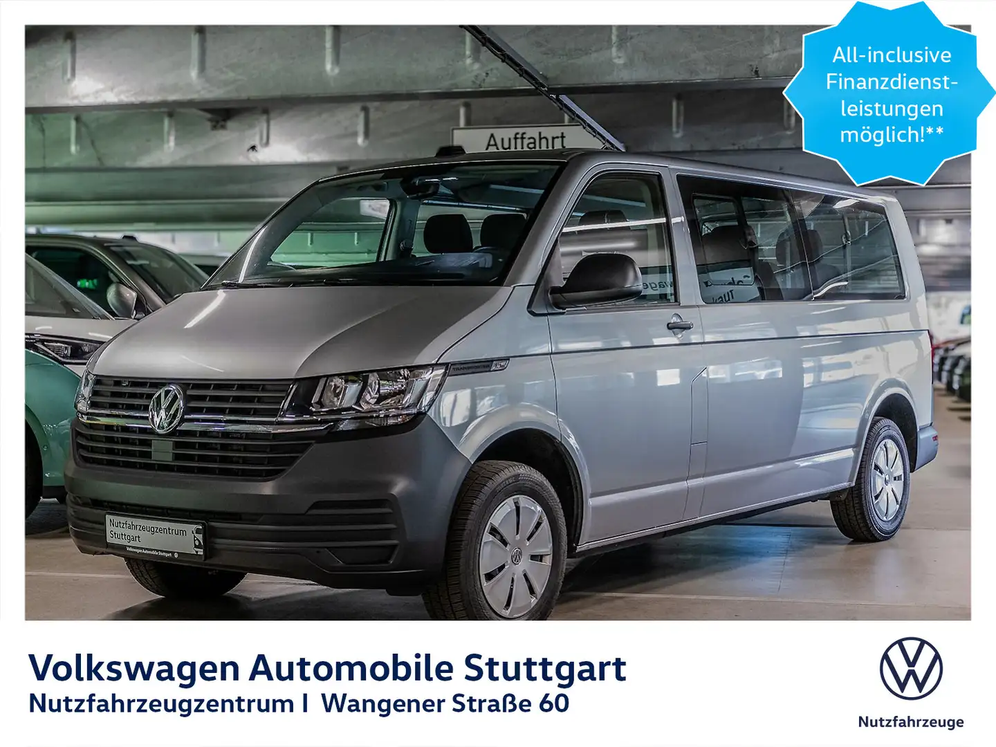 Volkswagen T6.1 Kombi langer Radstand 2.0 TDI Euro 6d ISC Srebrny - 1