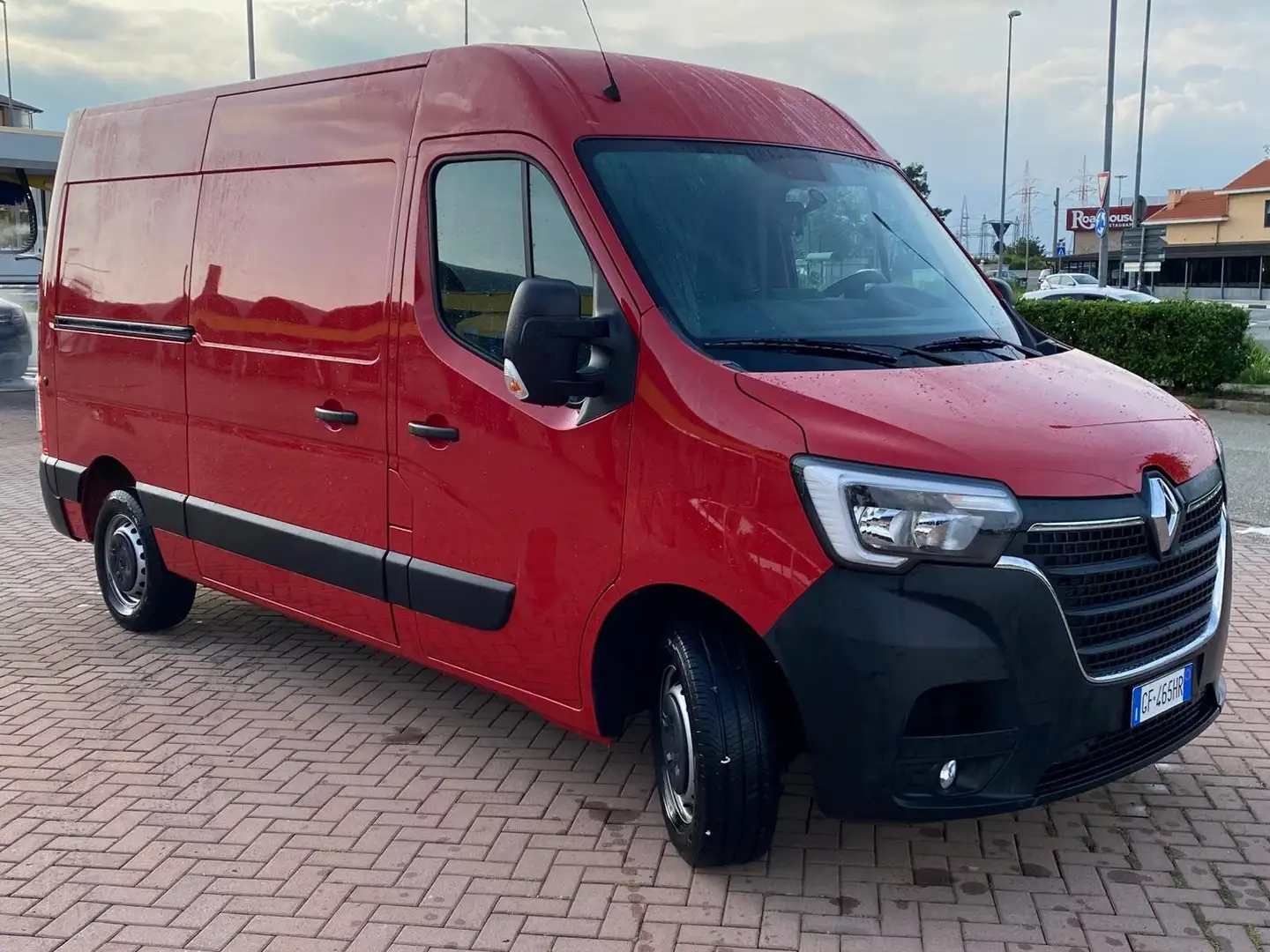 Renault Master tessuto, dietro rivestito legno Червоний - 1