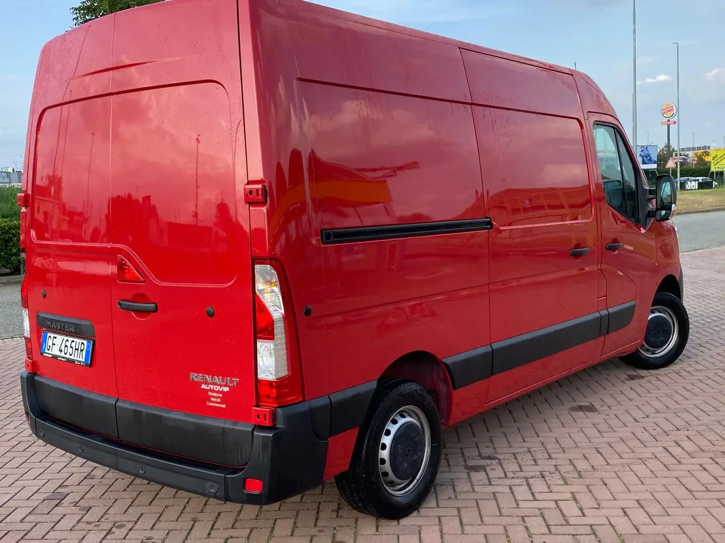 Renault Master tessuto, dietro rivestito legno Червоний - 2