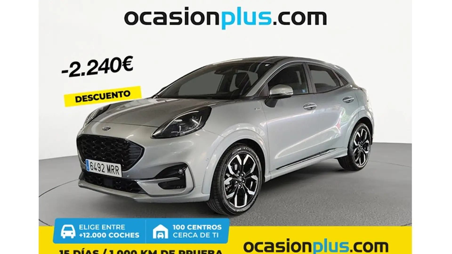 Ford Puma 1.0 EcoBoost MHEV ST-Line X Aut. 155 Argento - 1