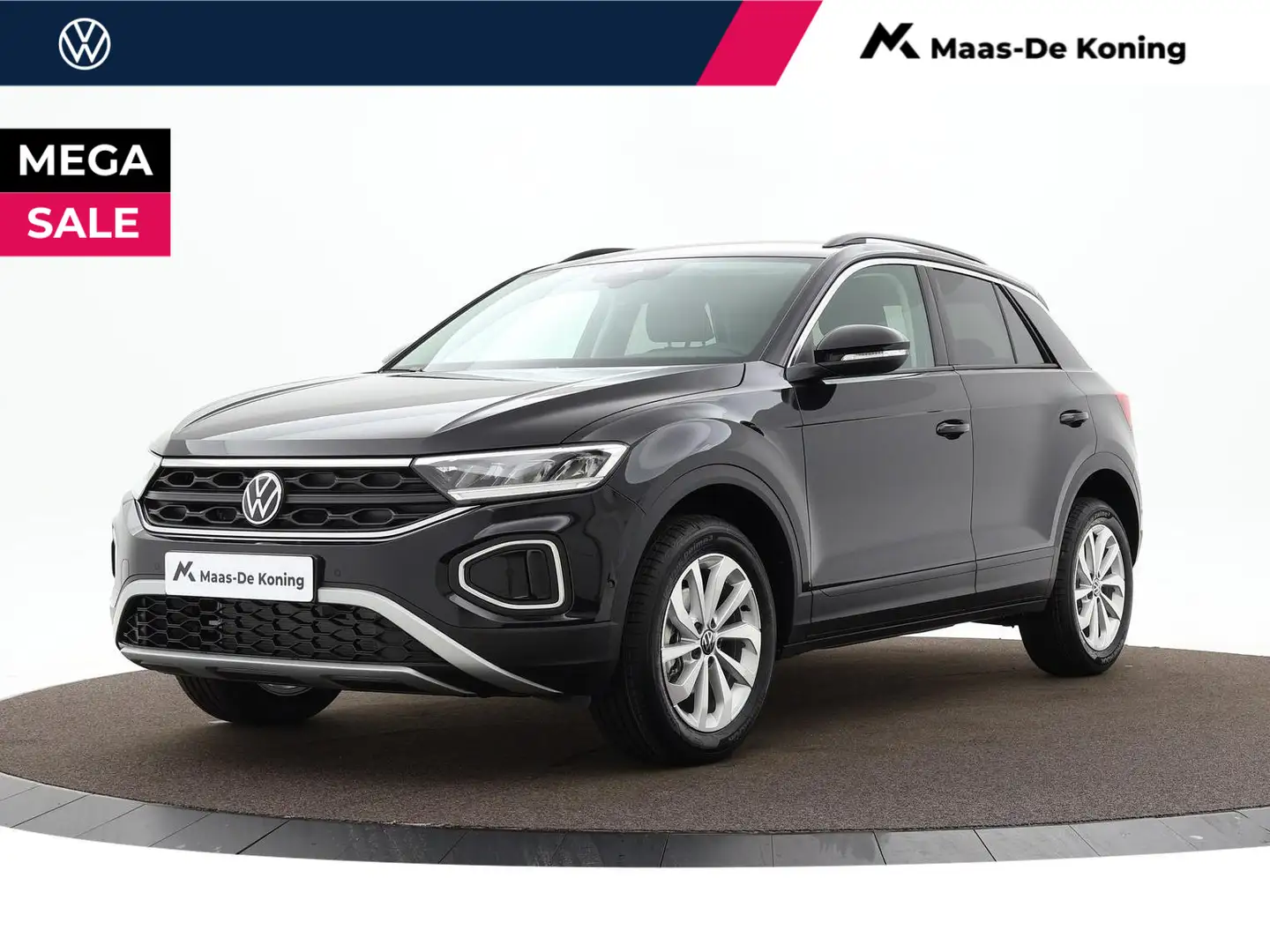 Volkswagen T-Roc Life Edition 1.0 TSI 116 pk 6 versn. Hand · Privat Zwart - 1