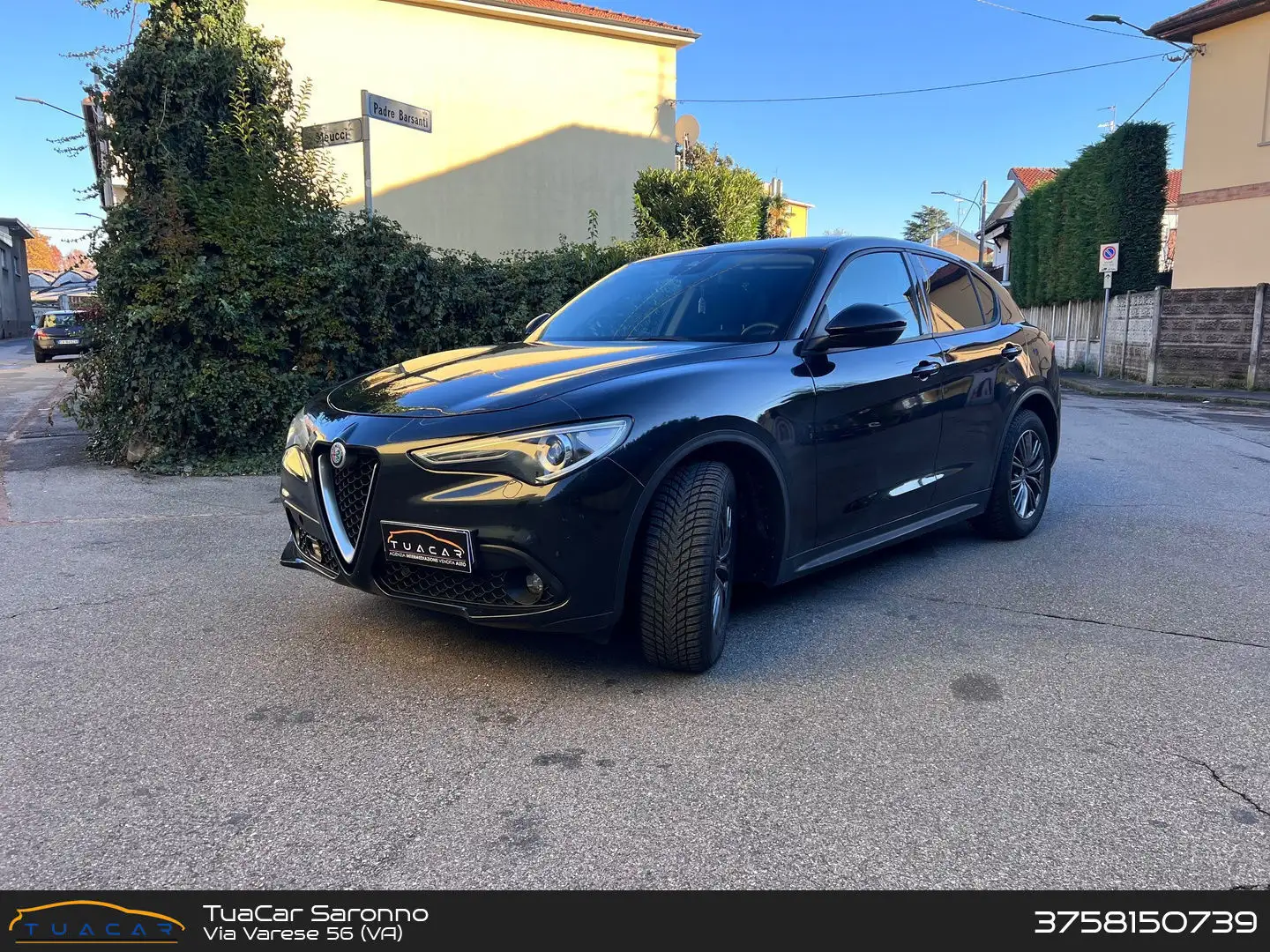 Alfa Romeo Stelvio Business 2.2 Zwart - 1