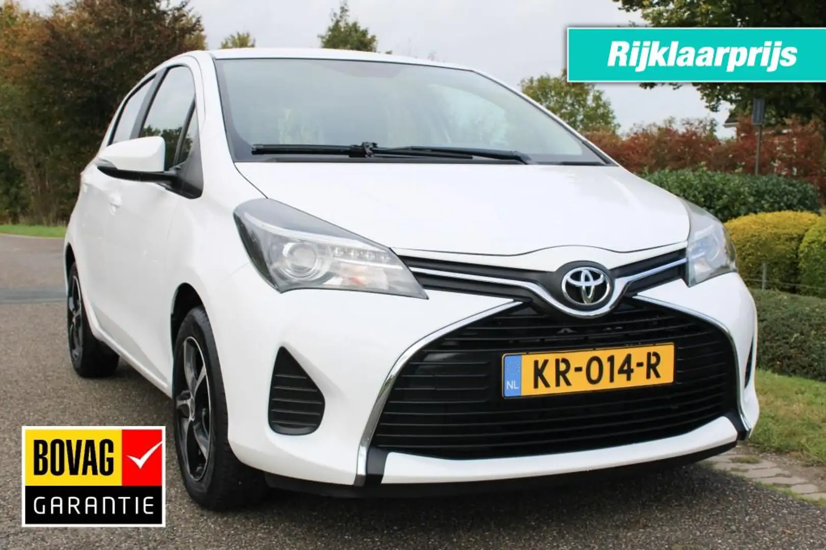 Toyota Yaris 1.0 VVT-I 69pk Aspiration airco/camera/lm velgen 5 Blanco - 1